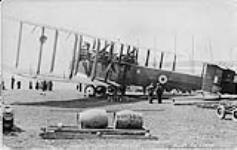Handley Page V/1500 aircraft "Atlantic" preparing for attempted trans-Atlantic flight ca. June 1919