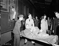 Arrival at Union Station of invalid R.C.A.F. personnel being repatriated from Britain. Ottawa, Ontario, Canada, 25 May 1944 May 25, 1944
