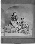 Esquimaux Chief and Wife. Oosican and Abuck 1866-7