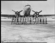 Personnel of 414 SHQ. Photo Squadron at Edmonton June 1950