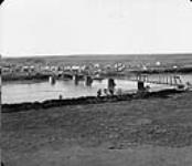 Bridge and town of Medicine Hat, Alta [1880-1900]