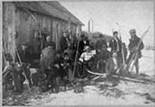 A skiing party near Ottawa c. 1898 1898
