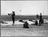 The 147th (Grey County) Battalion engaged in target practice, Camp Borden, Ont n.d.