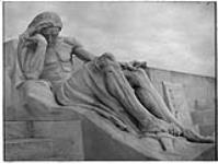 One of the Statues on the Vimy Memorial ca. 1936-1957.