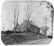 This house situated on the line between Connecticut and New York 1850