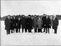 [Group of Officials taken on the occasion of the] First Air Mail Flight Halifax [N.S.] to Saint John, N.B Jan. 31, 1929