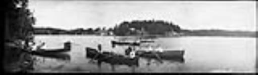 Boating near Summit House, Port Cockburn, Lake Joseph, Muskoka Lakes, Ont., c. 1900 1900