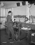 Console set in control tower 10 Jan. 1955