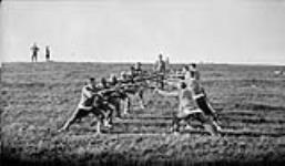 Physical drill at the Niagara Camp 28 June, 1916
