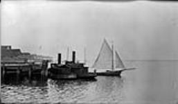 Tugs and fishing schooners in Portland, [Maine], 9 Jan., 1917 9 Jan. 1917