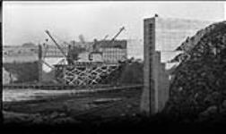 Lock 6 walls of the Welland Canal 21 Oct. 1915