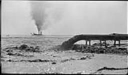 Dredge and pipe discharging Sunnyside 10 Sept. 1915