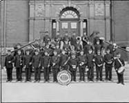 Grand Trunk Railway Employee's Band [in front of City Hall. Stratford, Ont.] n.d.
