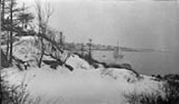 Snow and schooner at Portland, Maine 16 Feb. 1916
