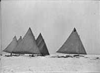 Ice-boats on Toronto Bay 3 Mar. 1916