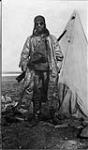 John Munro as he appeared in his hunting costume at Rogers Harbor, Wrangell Island, [Alaska], June 1914 1913 - 1914