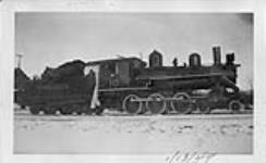 Locomotive et wagon de la compagnie de chemin de fer Temiscouata 13 Jan. 1949