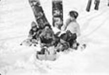 Boys lunching in the snow in High Park, [Toronto, Ont.], 20 Feb., 1926 20 Feb. 1926