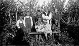 Widow & children on farm in Ethelbert, Manitoba 1924