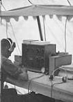 R.C.C.S. wireless set at R.C.A.F. base, Cormorant Lake, Man., c. 1926 1926