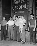 Trade Union, CSU Montreal. Strike breakers hired by Canadian Lake Seamen Union to act in the event of a Lake Shipping Strike 1947
