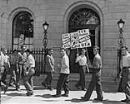Trade Union, CSU Demonstration in front of U.S. Embassy, Ottawa, Ont July, 1949