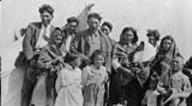 George Rose, wife and thirteen children. Members of Attawapiskat Band July 1929