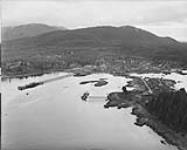 Aerial view of Port Simpson, B.C Oct. 1964