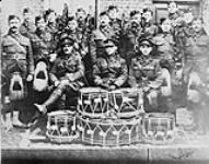 The 46th Battalion Pipe Band, Hersin-Copigny, Belgium, 1917 1917