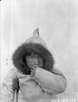 Inuit boy with a crutch at Kuujjuarapik August 1927.