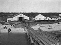 Hudson Bay Co. buildings and landing stage August 1926.