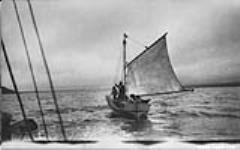 [Inuit-built boat near Manitounuk Islands] Original title: Eskimo built boat near Manitounuk Islands 1927