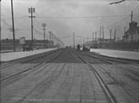 Villiers St. Railway - crossover, Toronto, Ont Nov. 13, 1919