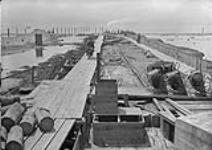 View showing progress on Keele St. sewer, view looking south. Toronto, Ont June 12, 1917