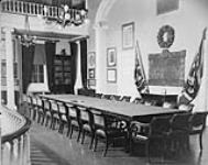 Room and table used at the Charlottetown Conference. Confederation Chamber, Provincial Building, Charlottetown, P.E.I ca. 1939.