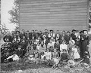 [Group of Indians at Nanaimo, B.C.] c. 1906