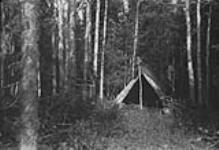Mike Finland. Emergency bush camp in the North. 1930 1930
