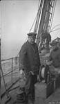 Taking soundings C.G.S. "Arctic" - 2nd Officer Lemieux 1923