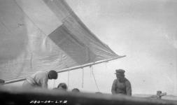 Pauluse and his boat July 1924.