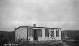 School house being built by Newfoundland Government September 1924.