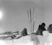 Camp in rough ice - south of Rae Strait April 1926.
