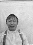 [Portrait of a Labrador Inuk man in suspenders]. Original Title: Eskimo type September 1926.