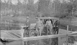 Crossing Salt River near Mission Farm 1929