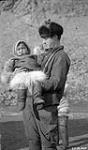[R. S. Finnie and an Innu baby] Original title: R.S. Finnie and Eskimo baby 1925