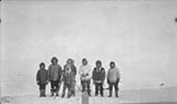 Dick Finnie with some of the Inuit film actors 1931
