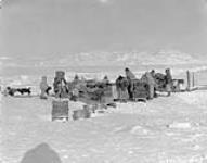 Expedition preparing to leave Cape Dorset for Foxe Basin 11 March 1929.