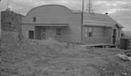 Moving picture theatre owned by E. Groat, Yellowknife Settlement 1942