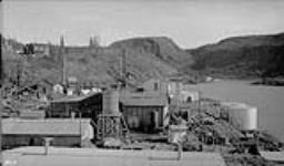 Eldorado Mining & Refining Great Bear Lake. View from top of oil tanks looking east 1944
