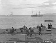 C.G.S. "Arctic" at anchor at Baffin Island 1924