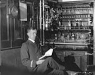 F.D. Henderson in Saloon of C.G.S. ARCTIC 1924